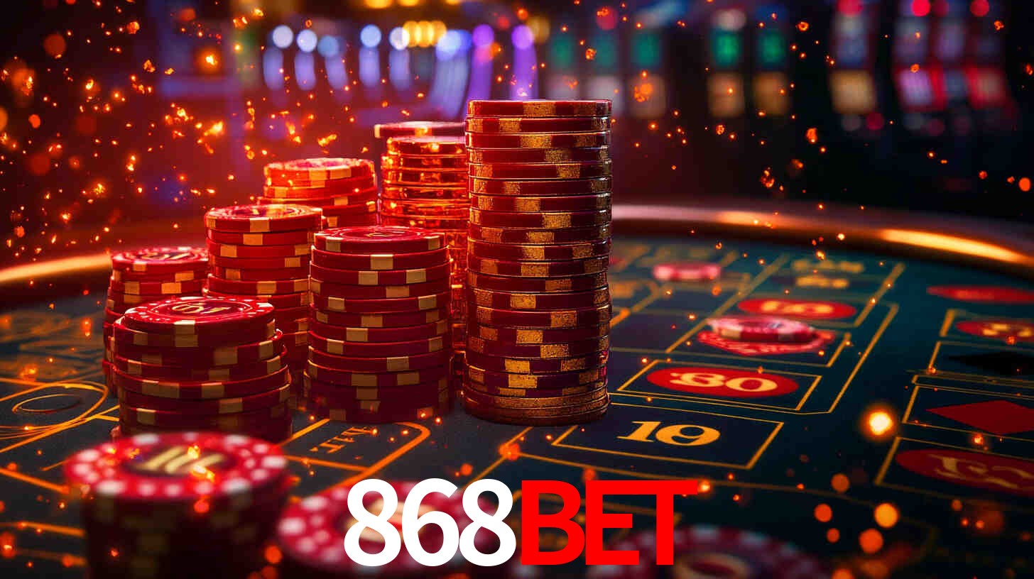 868bet Logo - Bônus com Rollover Justo